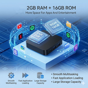 Quad Core <b>Set</b> <b>Top</b> <b>Box</b> H313 Processor 4K Android TV <b>Box</b> UHD Media Player USB2.0 TF Network TV Streaming <b>Box</b> - Product Image 3