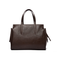 Sac fourre-tout élégant en cuir PU pour femme, sac à main de luxe rétro de créateur pour femme de bureau