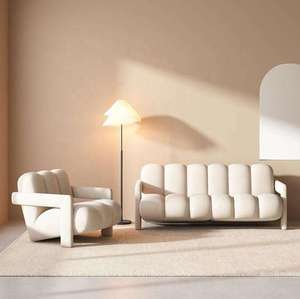 Fauteuils d'appoint de luxe en velours capitonné, style nordique moderne, pour bureau à domicile, hôtel, chambre et salon - Product Image 6