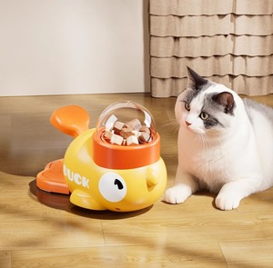 Juguete para Gatos con Forma de Pato, Bonito y Divertido, Dispensador de Comida Interactivo de Alta Calidad para Mascotas, para el Hogar - Product Image 3