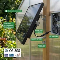 Panel Solar OEM ODM Premium HPBC de 20W 30W con Contacto Trasero Completo, Sin Busbar, Módulo Fotovoltaico de Alta Estética para Proyectos de CCTV e IoT de Alta Gama