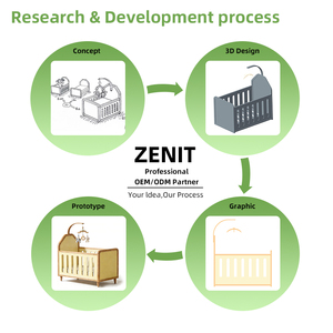 Custom High Quality Solid Wood Baby Cot Bed Wooden Baby <strong>Crib</strong> Adjustable Baby Cot Floor Bed Set Convertible Infant <strong>Crib</strong> - Product Image 4