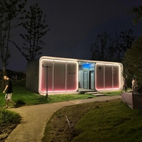Toilettes publiques personnalisées, écologiques et de luxe, pour parcs extérieurs, chantiers de construction, attractions touristiques, toilettes mobiles en métal