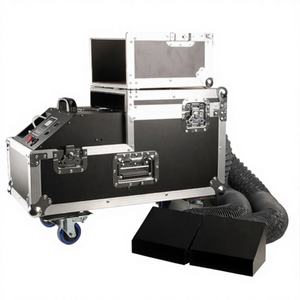 DJS 3000W Low-Lying <b>Fog</b> <b>Machine</b> Wood Flightcase Included Double Tubes for Gaming 20kg+ Capacity Made in Guangdong - Product Image 1