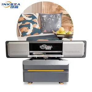 Mesin cetak kain 3d portabel untuk bisnis kecil logo laser digital 6090 tinta printer uv