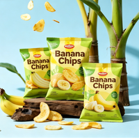 Op maat gemaakte bedrukte logo kokosnootverpakking zak gedroogd fruit mango bananenchips snacks aluminiumfolie voedselstandaard zak met ritssluiting