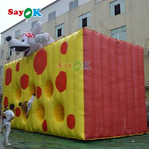 <span class=keywords><strong>Jouet</strong></span> gonflable d'obstacle de forage de trou de fromage amusant pour enfants et adultes - Product Image 3