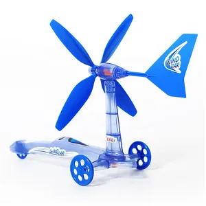 Gelsonlab HSTM-031 DIY طاقة الرياح سيارة للأطفال التعليم DIY اللعب