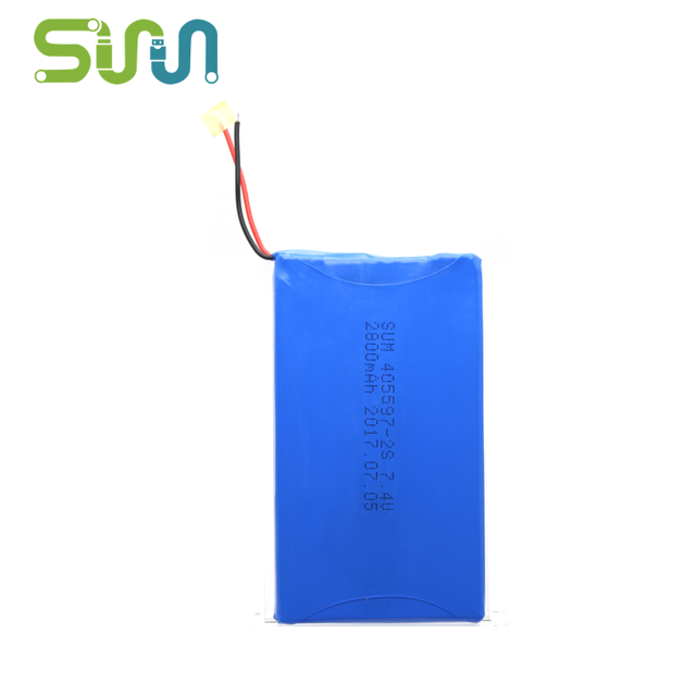 Factory Direct Customizable 7.4V Polymer Lithium Battery 2800mAh Suitable for Power Tools