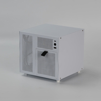 4-Bay Mid-Tower Metall NAS-Gehäuse Mini ITX 9,9L Hot-Swap Speicher-Chassis mit SATA-Backplane SFX-Netzteil 120mm Lüfter-Unterstützung