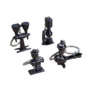 Llavero de metal Kaisifang Mini <span class=keywords><strong>Moka</strong></span> Pot, taza de café 3D, utensilio de café, colgante para coche - Product Image 3