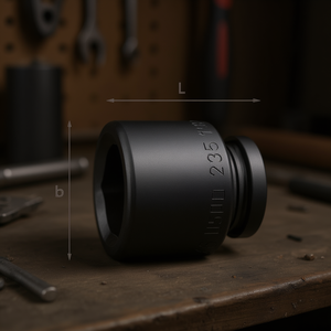 235 1 M Llave de vaso plana con bit de tamaño L, dimensión B - Product Image 3