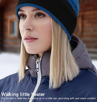 Nouvelle mode, chapeau d'hiver unisexe de luxe pour hommes et femmes, bonnet de ski en polaire pour garçons, avec logo, pour l'automne et la randonnée