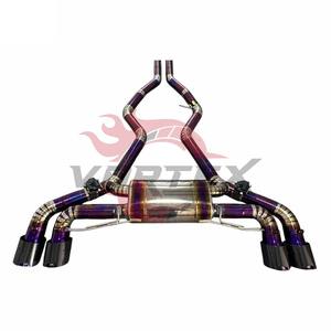 Système d'échappement Catback Valvetronic en titane Vortex 1,2 mm pour G20 G21 G22 G26 M340i M440i 3.0T 2021-2025 Haute Performance Bleu - Product Image 2