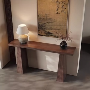 Nouvelle table <span class=keywords><strong>console</strong></span> multifonctionnelle en <span class=keywords><strong>bois</strong></span> massif de style chinois pour entrée et salon, design moderne et luxueux - Product Image 4