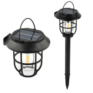 Xinster <b>Solar</b> <b>Lantern</b> Hanging Wall Lamp <b>Outdoor</b> Waterproof LED Garden <b>Light</b> for Patio Yard Camping - Product Image 5
