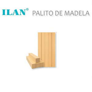 Bastoncini di Legno ILAN 8x8x120mm, 8 Pezzi, Materiale per Artigianato - Product Image 2