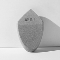 Éponge de maquillage en mousse céramique au design spécial, haute densité, micro-pores, ultra-douce, absorbe moins de poudre, fini porcelaine pour le visage
