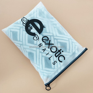 Biodegradabile serratura della chiusura lampo sacchetto di plastica con il logo per il confezionamento di abiti - Product Image 5