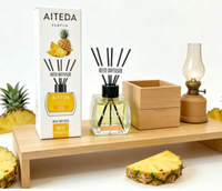 Diffuseur de parfum pour voiture écologique 120 ml, diffuseur à bâtonnets d'huiles essentielles sans flamme, purificateur d'air