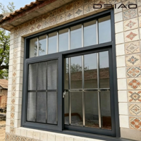 Ventanas Corredizas de Aluminio Económicas con Doble Vidrio Templado, Directamente de Fábrica