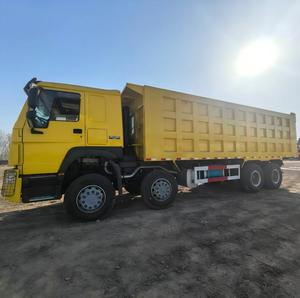 Prix direct usine SINOTRUK HOWO 8x4 Camion benne poids lourd Euro 2 pour l'exploitation minière et la construction, conduite à gauche - Product Image 1