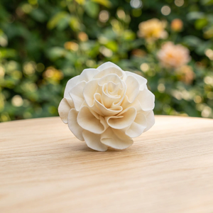 Plantes décoratives artificielles en bois de Sola blanc faites à la main de 8 cm, écologiques, pour mariage et décoration intérieure – Vente chaude - Product Image 3