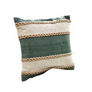 Luxury Boho Outdoor Custom <b>Wool</b> Cushion Cover Hot Selling Unique Handwoven Decorative Throw Pillow Vintage Pattern ITHL - Product Image 1