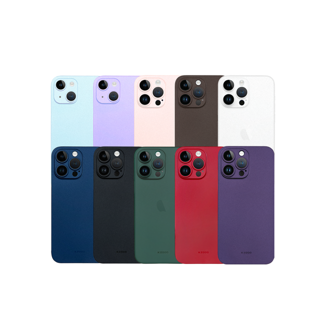 KZDOO Air Skin PP Extreme Thin Phone Case 0.3mm Thickness Frosted Matte Surface Slim Back Cover for IPhone14 Promax