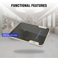 Estación para Personal de Biblioteca para Codificación de Etiquetas RFID y Gestión de Circulación con Terminal de Estación de Trabajo RFID con Pantalla Táctil