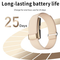Bracelet/Montre connectée QX Air, écran IPS sans affichage, comptage des pas, suivi de la forme physique, moniteur de fréquence cardiaque, moniteur de niveau d'oxygène, batterie de 11 à 30 jours