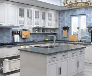 Precio de fábrica Armarios de cocina completos Juego de muebles Diseño de gabinetes de cocina personalizados modernos - Product Image 4