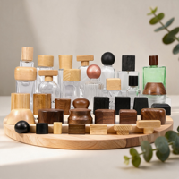 Bouteille de parfum vide carrée suspendue pour voiture, bureau, chambre, avec bouchon en bois, diffuseur d'arômes au design unique