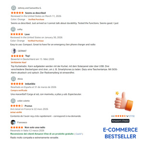 <span class=keywords><strong>Radio</strong></span> d'urgence exclusive d'usine OEM, best-seller en ligne sur AMZN, marque mondiale n°1 en ventes, PRUNUS, vente directe d'usine - Product Image 6