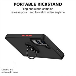 Luxury Design Kickstand Matte Magnetic TPU Phone Case for <strong>VIVO</strong> Y29S 5G Ring Holder Back Cover Retail <strong>Packaging</strong> Included - Product Image 6
