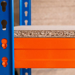 Estanterías Resistentes para Garaje - 1800 mm de Alto x 1800 mm de Ancho x 600 mm de Profundidad, Estantería de Acero de 4 Niveles para Garajes, Talleres y Almacenes - Product Image 4