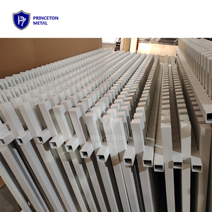 Panneau de clôture en alliage d'aluminium noir OEM et ODM, largeur 2,2 m, revêtement 3D, design moderne pour maisons de jardin - Product Image 4