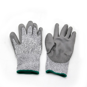 Gants anti-coupure, résistance au coupure niveau 5, revêtement PU 13 aiguilles, résistants à l'usure, respirants, antidérapants, anti-coupure - Product Image 4