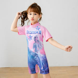 Traje de baño de una pieza de secado rápido de manga corta bonito para niños para niñas talla S M L XL bañadores de natación de aguas termales para surf - Product Image 6