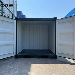 ตู้คอนเทนเนอร์เก็บของขนาดเล็กใหม่เอี่ยม ผลิตจากเหล็กคอร์เทน ขนาด 6 ฟุต 8 ฟุต 10 ฟุต พร้อมใบรับรอง CSC ความจุ 5 คิวบิกเมตร พื้นไม้ ขาย - Product Image 4