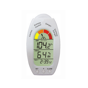 FT001 पोर्टेबल गर्मी मीटर तापमान आर्द्रता मॉनिटर बाहरी खेल के लिए - Product Image 1