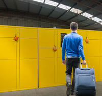 Casier intelligent pour bagages, système de stockage intelligent avec code QR et accès biométrique pour aéroport, gare, hôtel