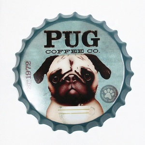 Póster de Cerveza de 35 cm, Placa Retro de Café y Cola, Letreros Metálicos Vintage, Decoración de Pared para Cafetería, Bar, Pub, Platos Redondos Nostálgicos, Póster Artístico - Product Image 6
