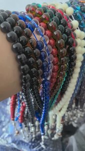 45 Piezas de Cuentas de Oración Musulmanas de Color Piedra, Brazalete Árabe, Cuentas Zan, Cuentas de Oración de Oriente Medio de Fábrica - Product Image 2