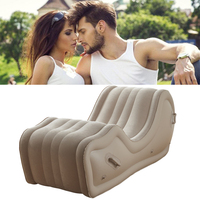 Canapé-lit gonflable de luxe moderne, fauteuil géant pour salon et extérieur, ensemble de chaises inclinables en matériau PET