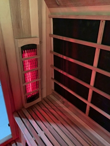 Soporte personalizado al aire libre barril calentador de infrarrojos Sauna con diseño tradicional sala de vapor para jardín experiencia Sauna - Product Image 3