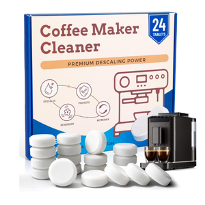 Machine à café nettoyant comprimés 24 comptes cafetière Pot détartrage onglets de nettoyage pour machines à expresso goutte à goutte - Product Image 1