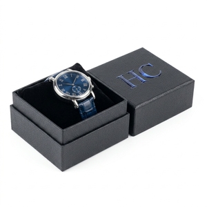 Luxury Custom Logo Watch <b>Box</b> Lid and Base Packaging Rigid Paper Gift <b>Box</b> for Men Women Wristwatch Wholesale Manufacturer - Product Image 6