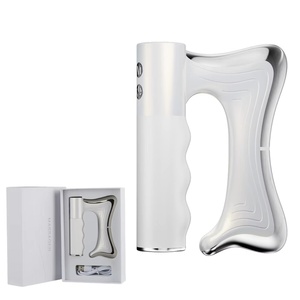 Potable Electric <b>Heated</b> Fascia Massager Body Scraping Microcurrent Vibration Muscle Relaxation Body Lifting Guasha Massage Knife - Product Image 6