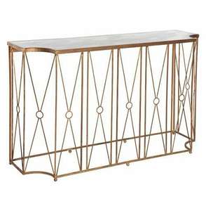 Trending Nordic Furniture <b>Console</b> <b>Table</b> for Wall Eco Friendly Amazing Geometric End <b>Table</b> Metal Frame <b>Marble</b> <b>Top</b> <b>Console</b> <b>Table</b> - Product Image 1